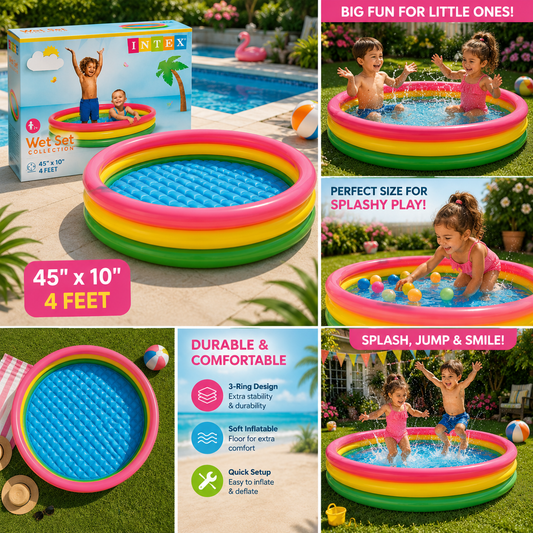 INTEX Sunset Glow Baby Pool (4ft)