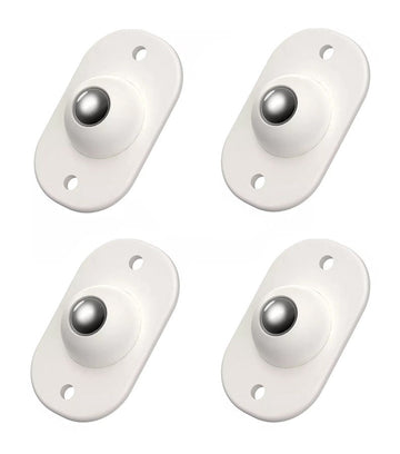 4Pcs 360° Self-Adhesive Caster Wheels – Universal Furniture & Storage Box Rollers
